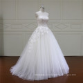 Пояс вышитый бисером-линии V-образным вырезом свадебное платье свадебное платье (XF16030)